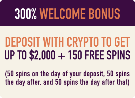 300% Welcome Bonus 